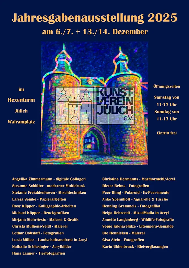 Jahresabenausstellung 25 Poster